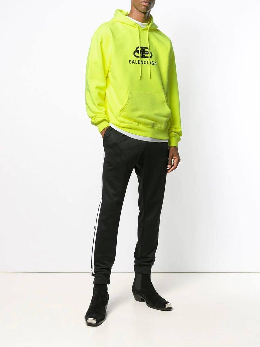 neon green balenciaga hoodie