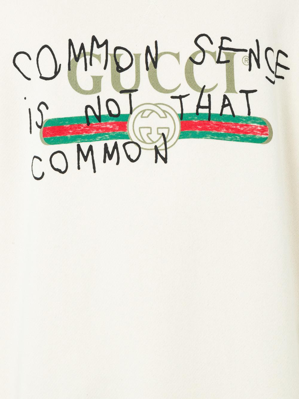 gucci common sense is not that common