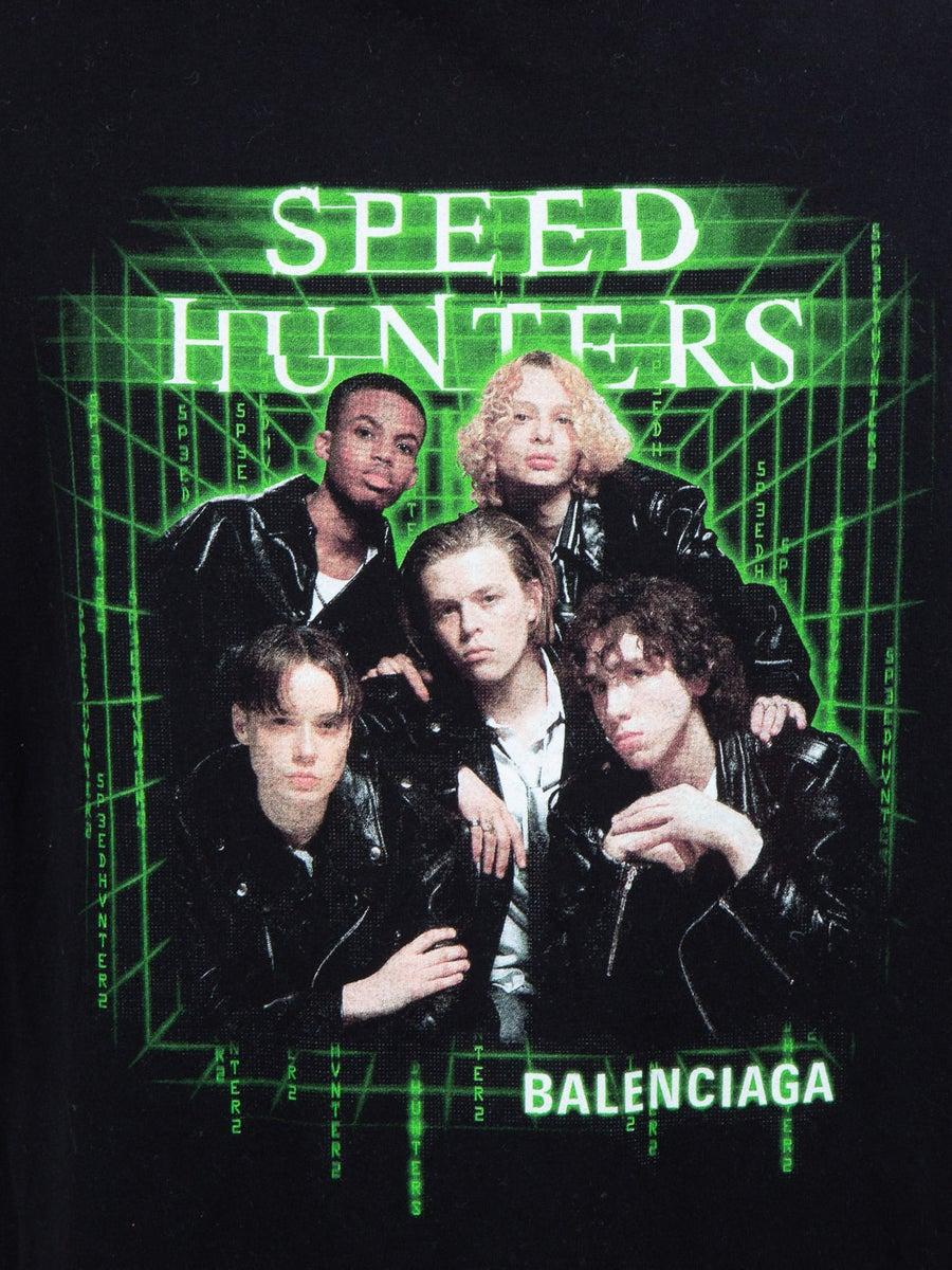 Balenciaga Cotton Speedhunters T-shirt in Black for Men - Lyst
