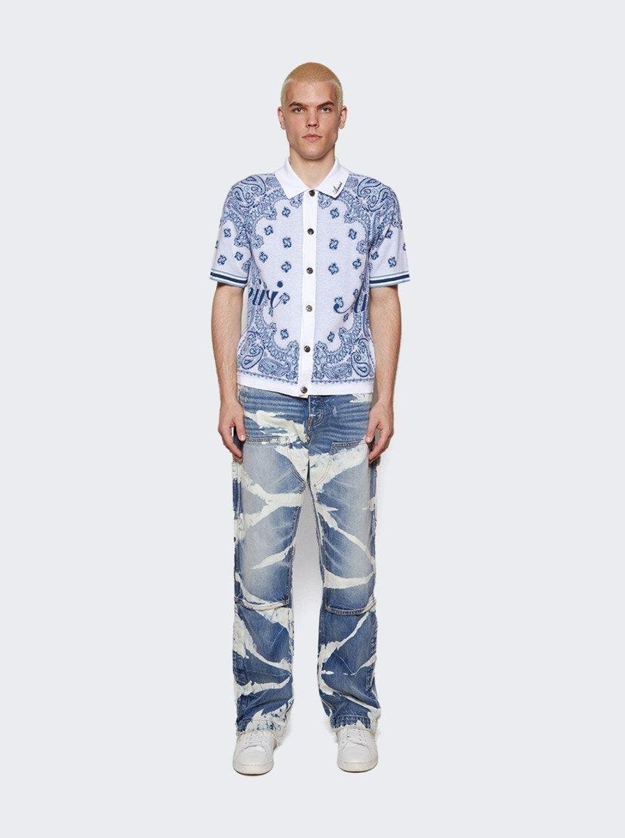 AMIRI Jacquard straight-leg Carpenter Jeans - Farfetch