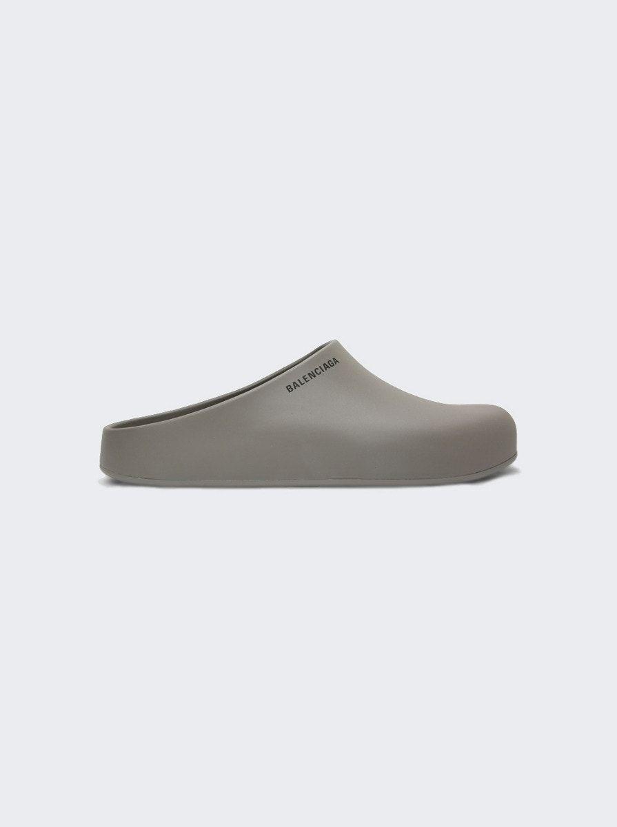 Balenciaga Clog Pool Slide in Gray for Men Lyst