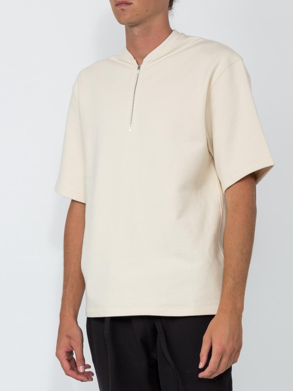 fear of god half zip tee