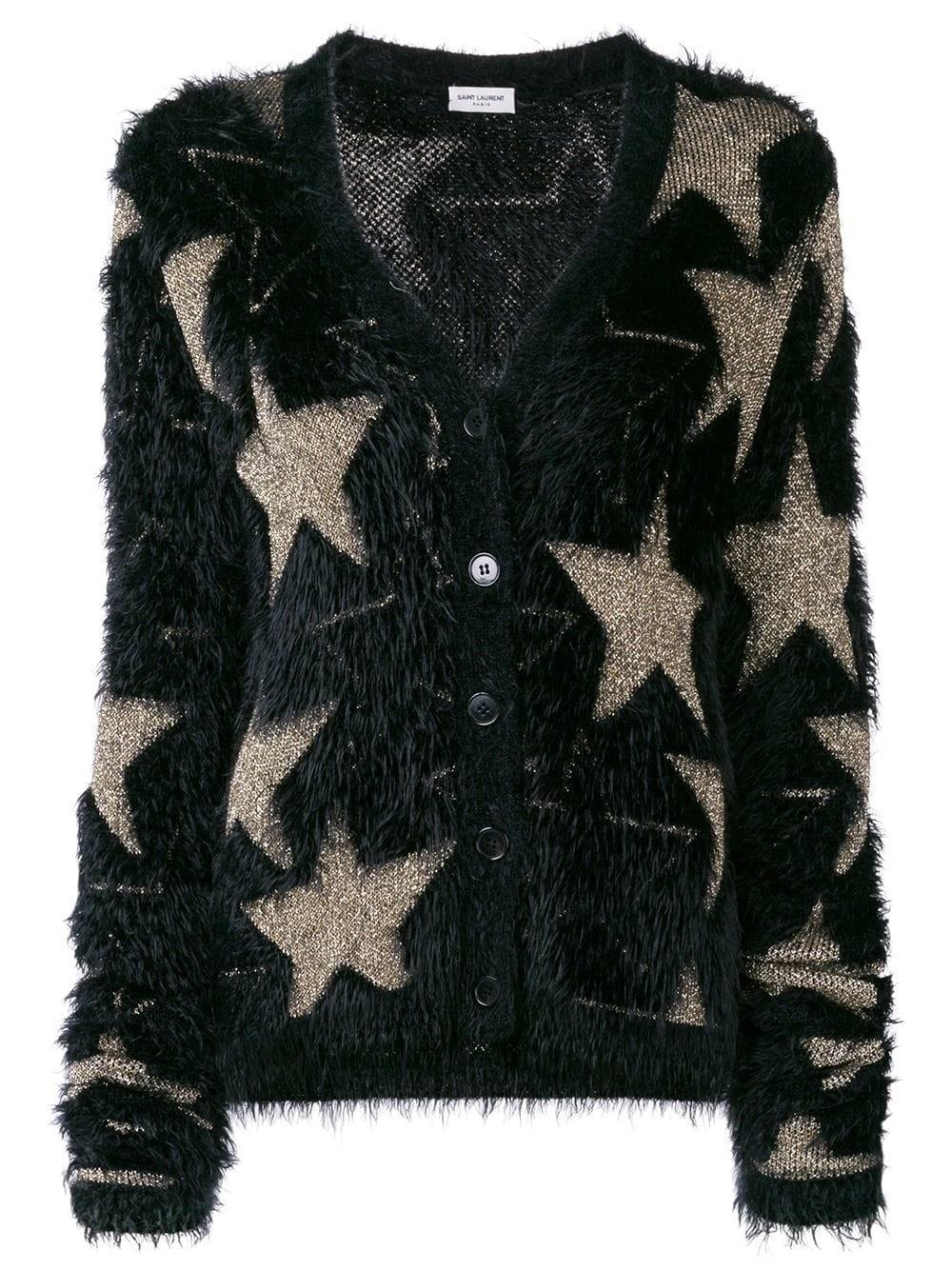 Saint laurent top star cardigan