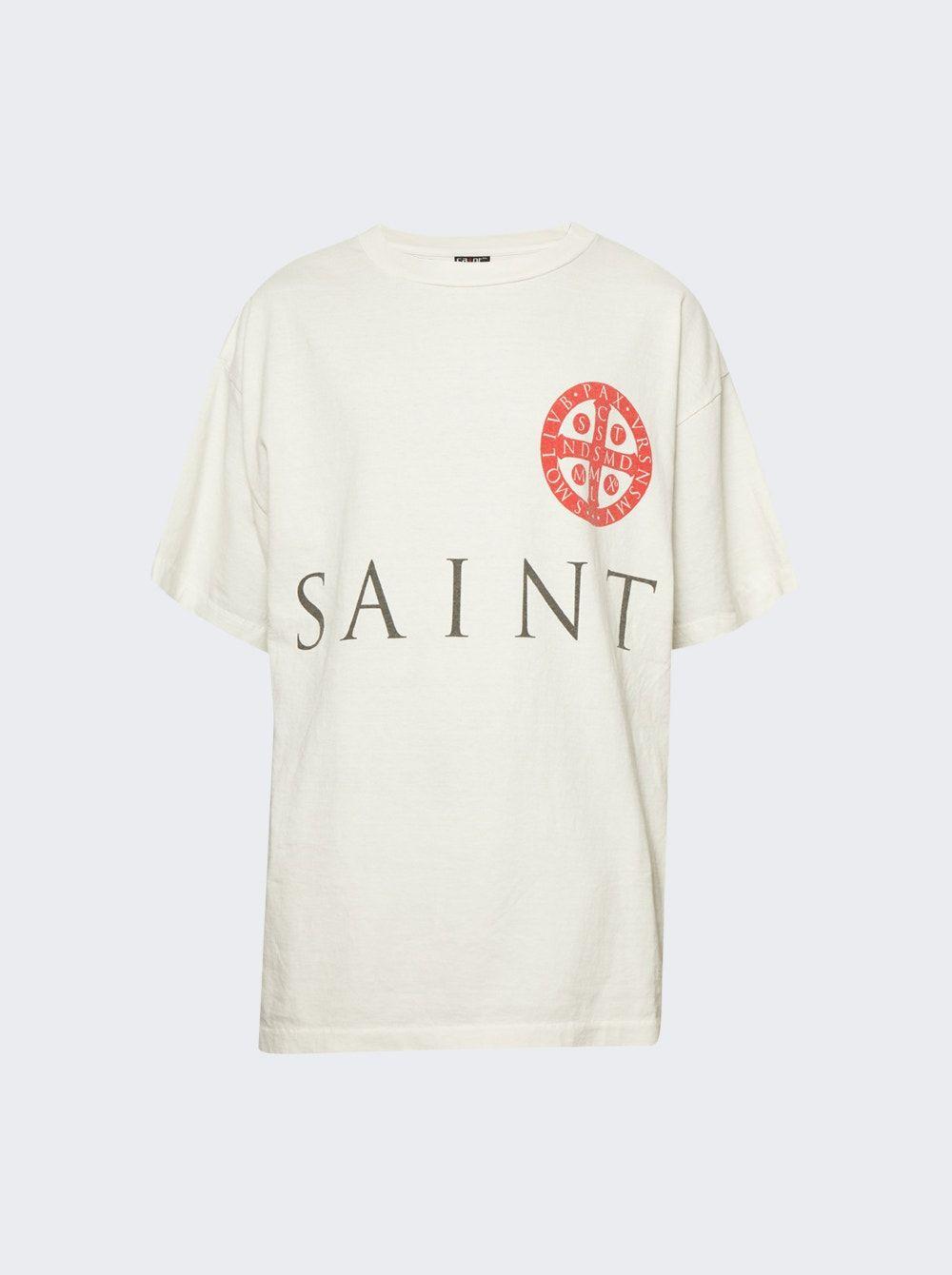 Saint Michael Circle Tee in White for Men | Lyst