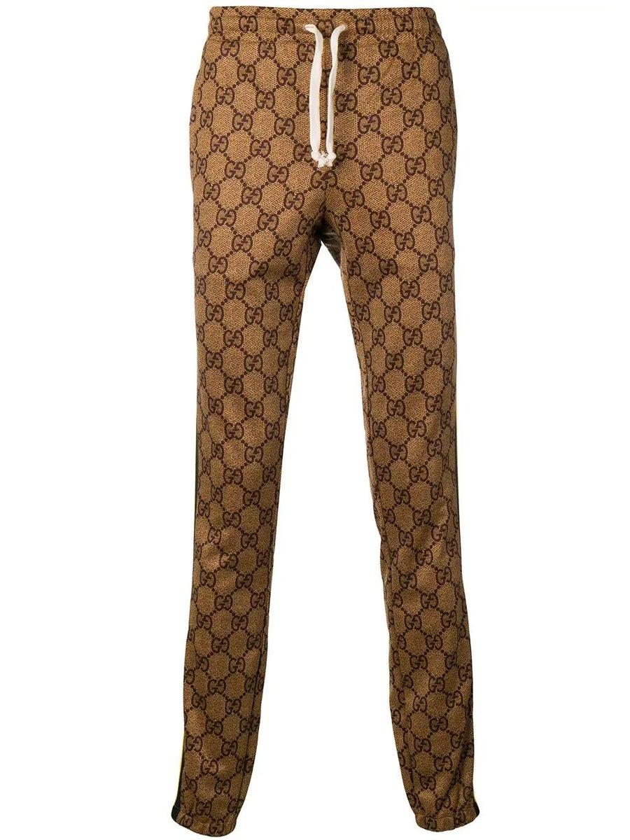 gucci monogram pants