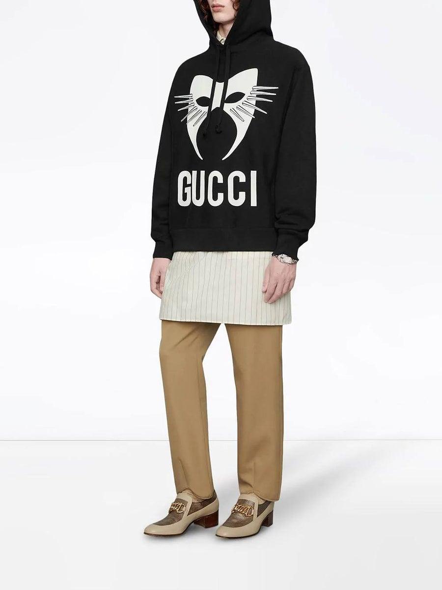 Gucci Mask Over The Head Hoodie in Black for Men | Lyst
