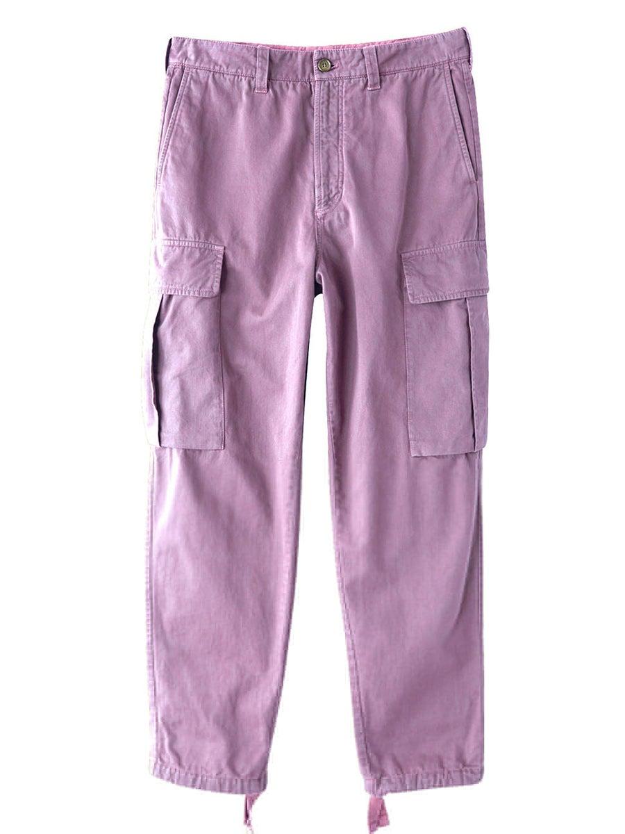 Acne Studios Cotton Pat Cargo Pants Lilac in Purple for Men - Lyst