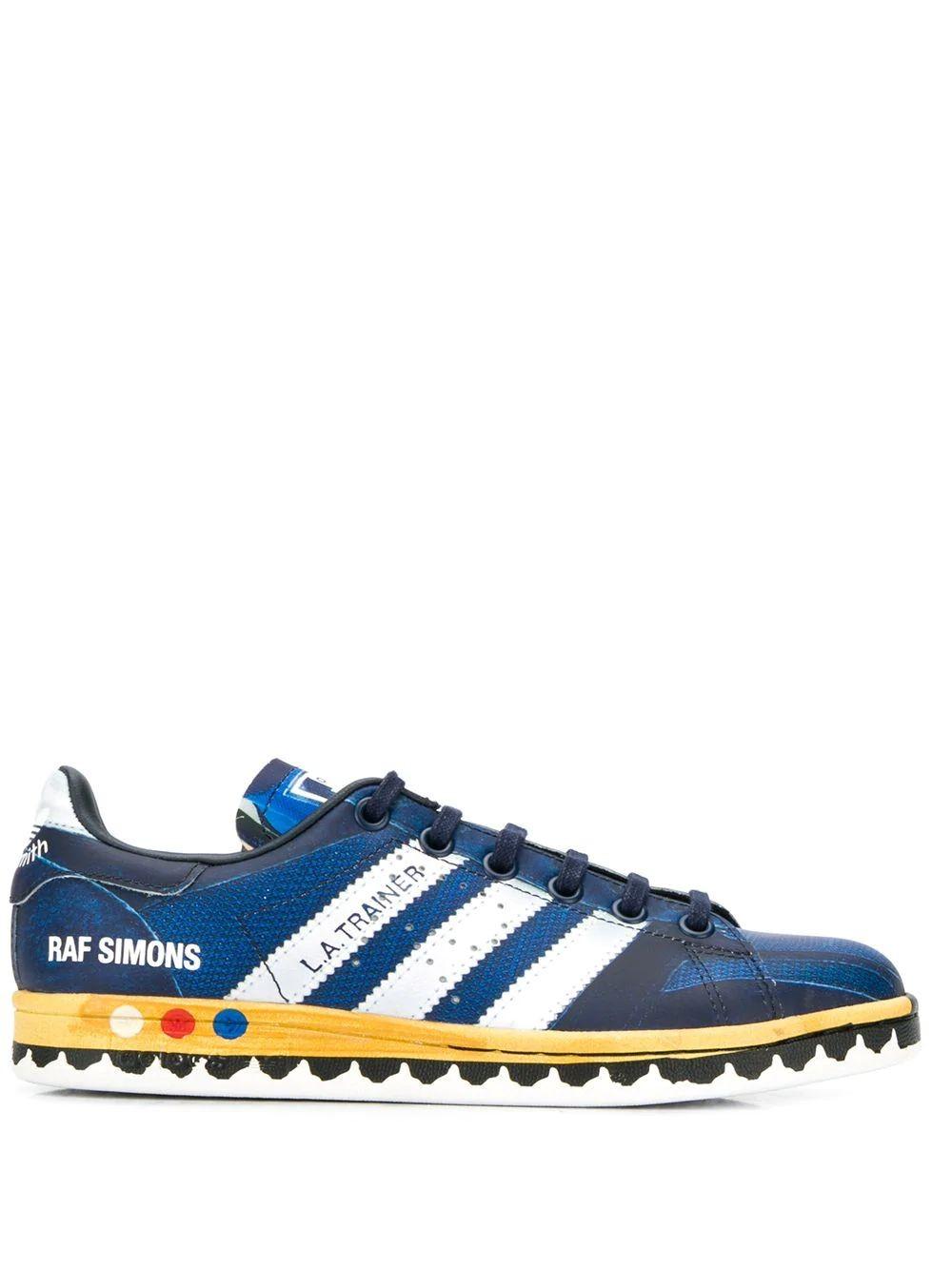 adidas By Raf Simons Leather Adidas X Raf Simons La Stan Smith Sneakers in Blue for Men - Lyst