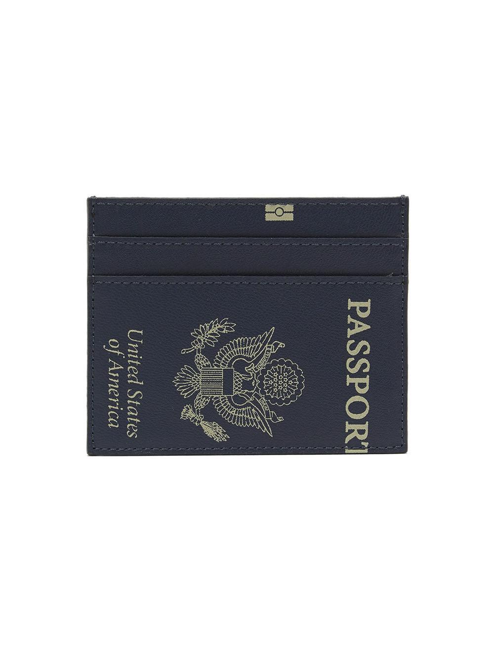 Women S Blue Passport Print Cardholder - Rolf Women S Leather Wallets Women S Blue Passport Print Cardholder - Rolf Women S Leather Wallets