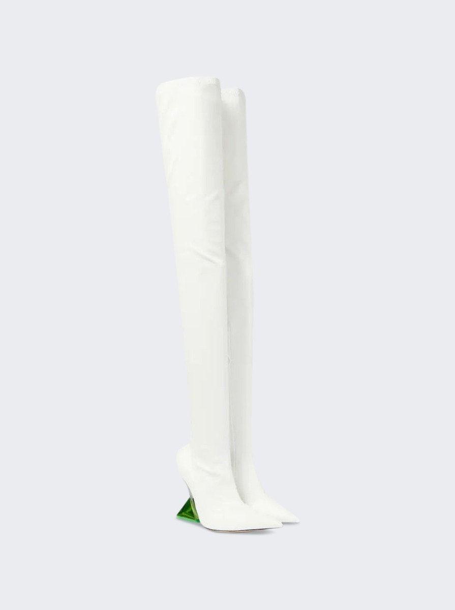 The Attico Cheope Thigh-high Boot in White | Lyst