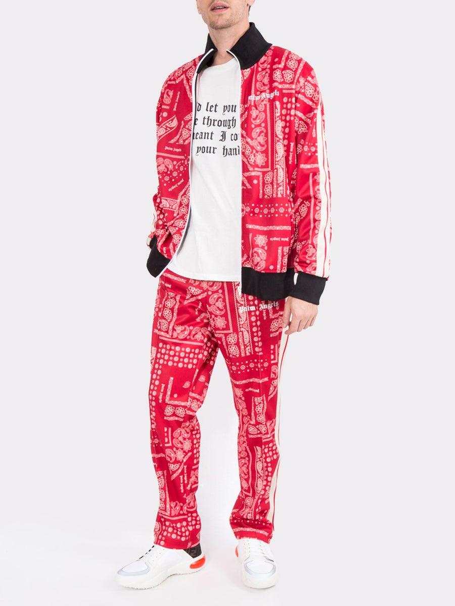 palm angels tie dye track pants