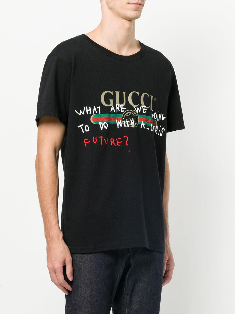 Gucci Cotton X Coco Capitan T-shirt in Black for Men - Lyst