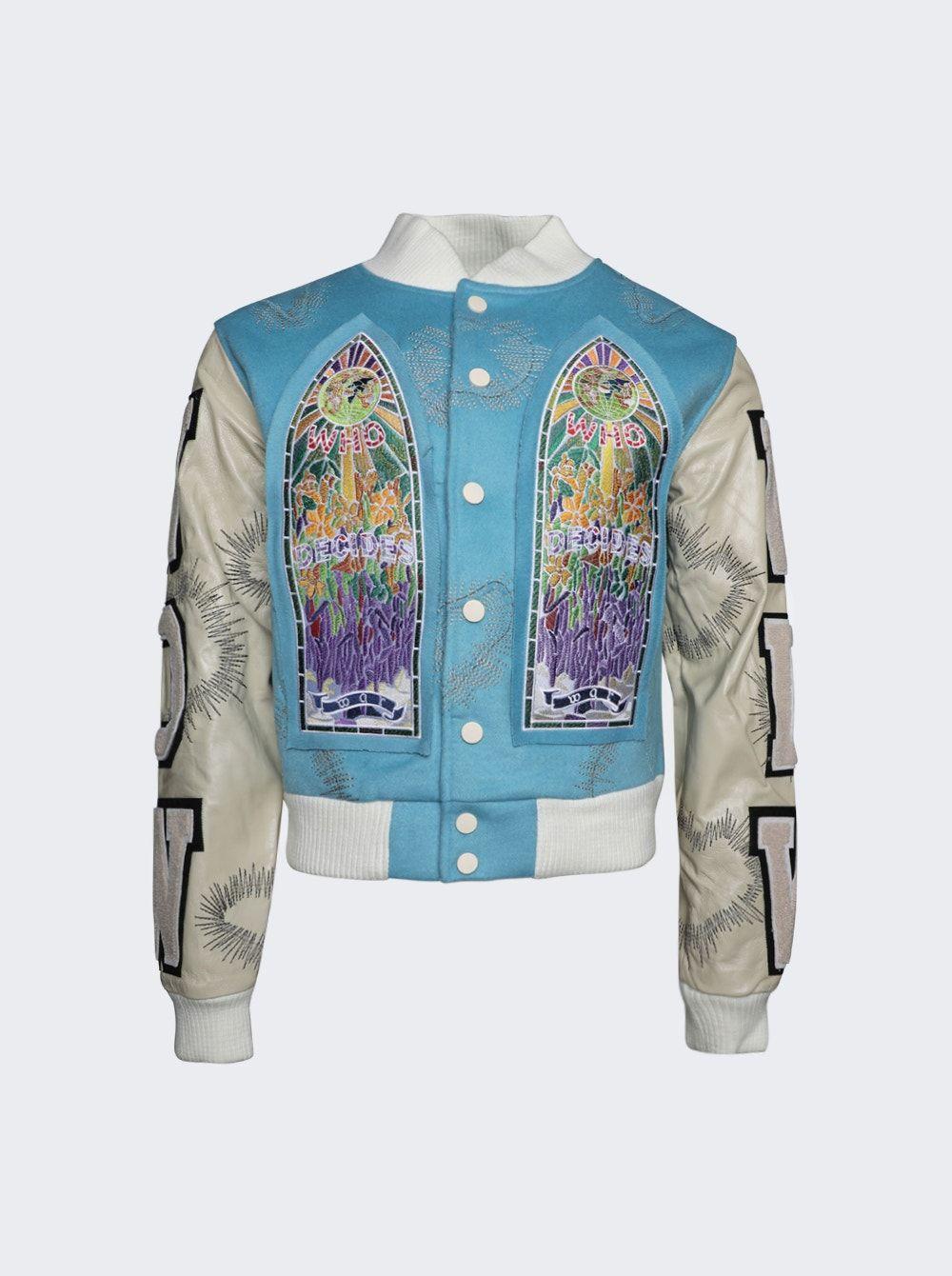Who Decides War Namesake Varsity Bomber Jacket in Blue for Men Lyst