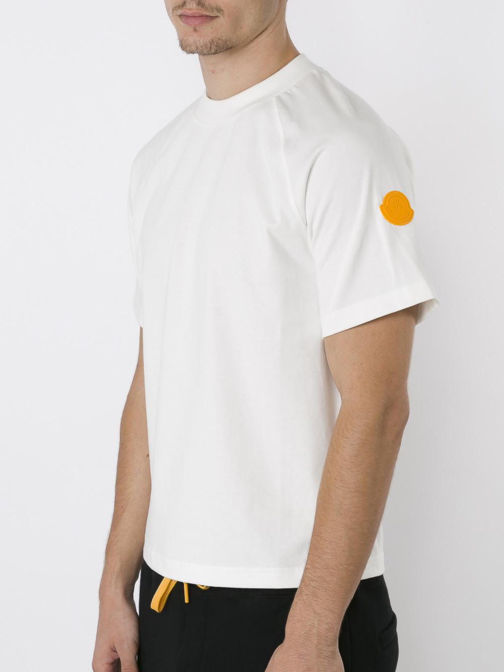 moncler off white t shirt