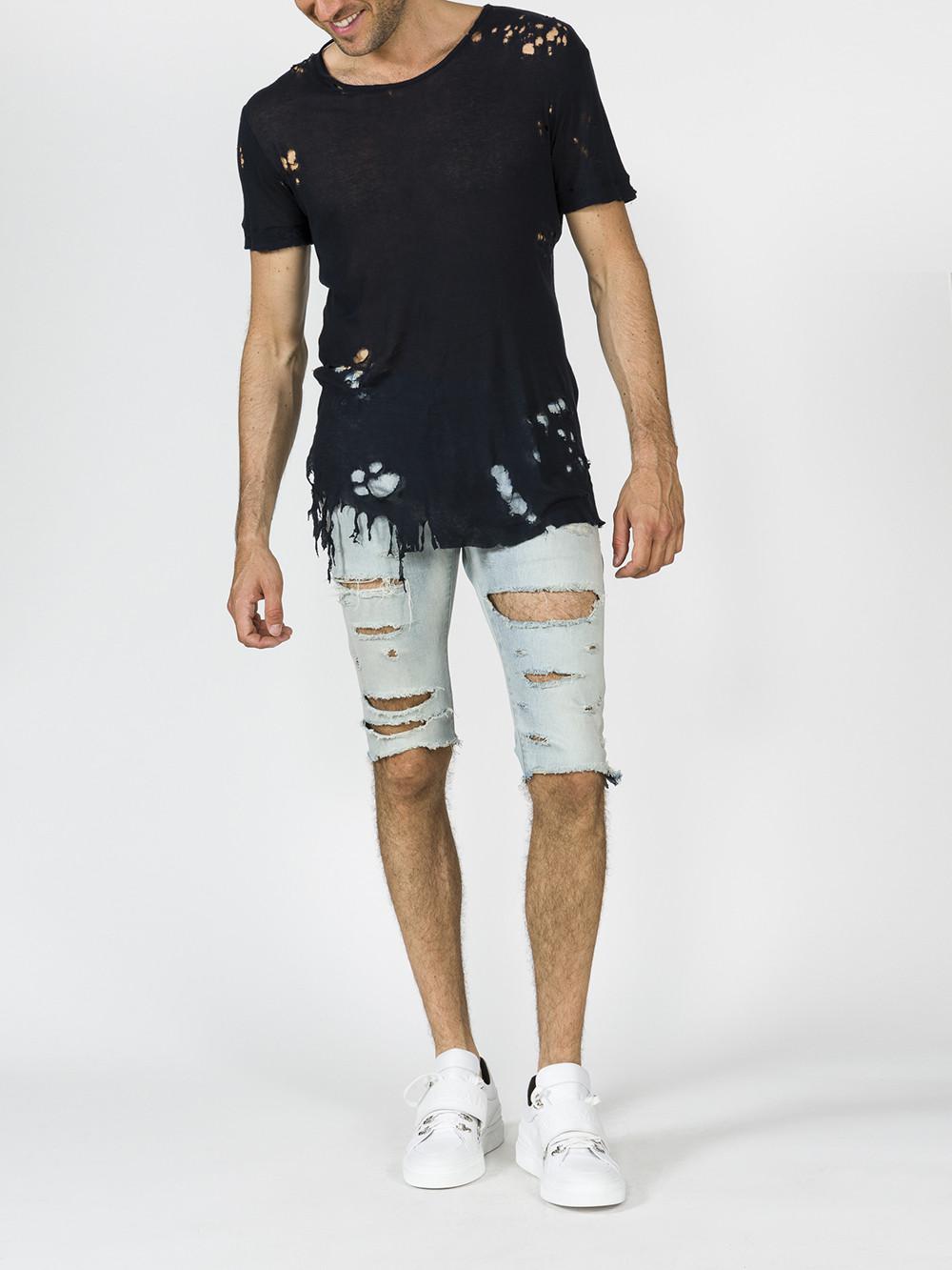balmain biker shorts