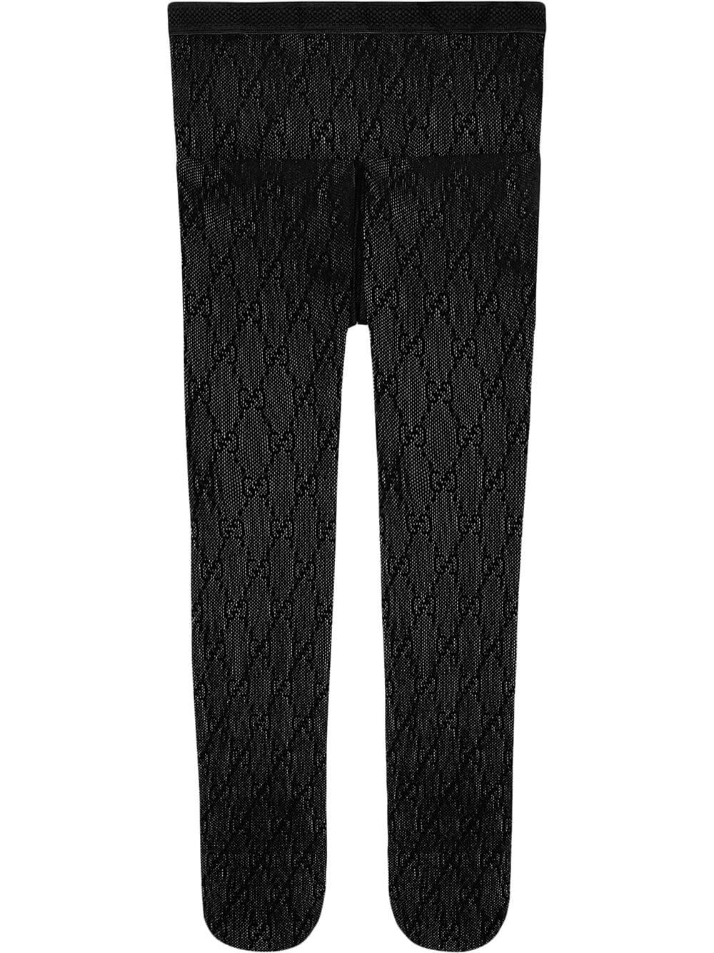 Gucci Interlocking G Tights in Black | Lyst