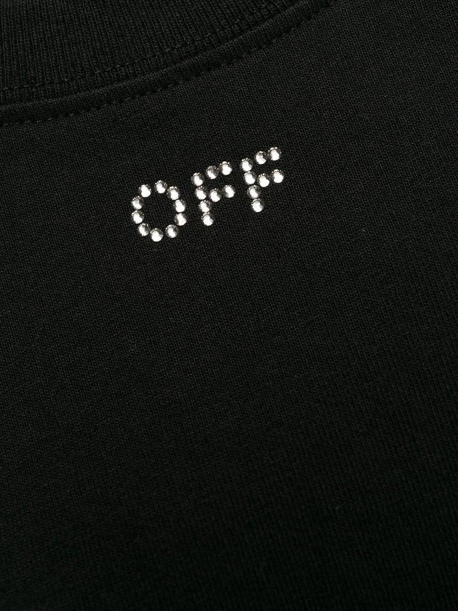off white rhinestone shirt
