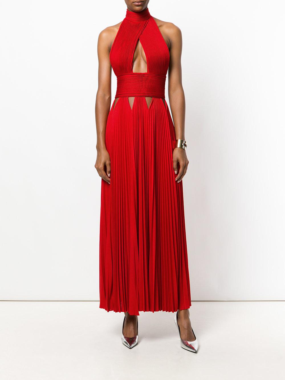 givenchy pleated gown