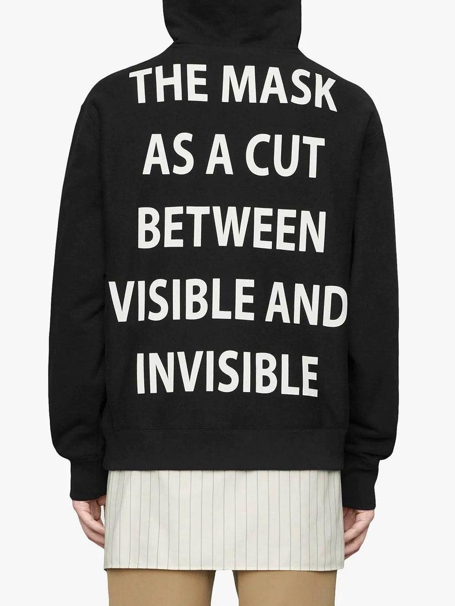 Gucci Mask Over The Head Hoodie in Black for Men | Lyst