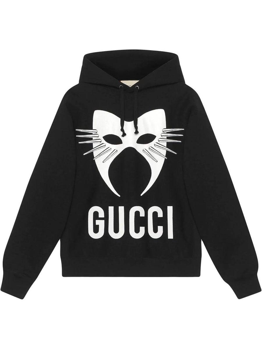 Gucci Mask Over The Head Hoodie in Black for Men | Lyst