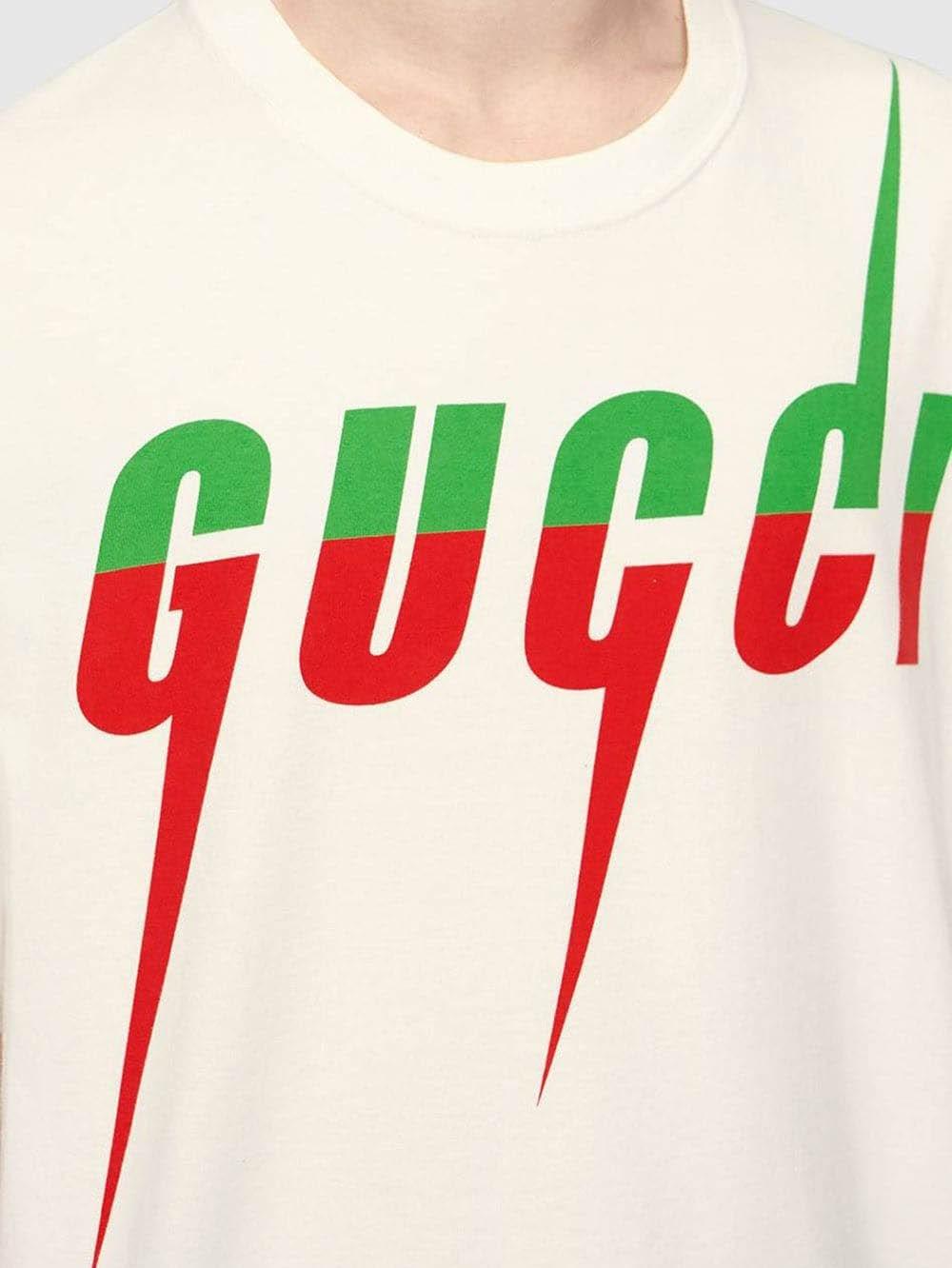 green and red gucci shirt