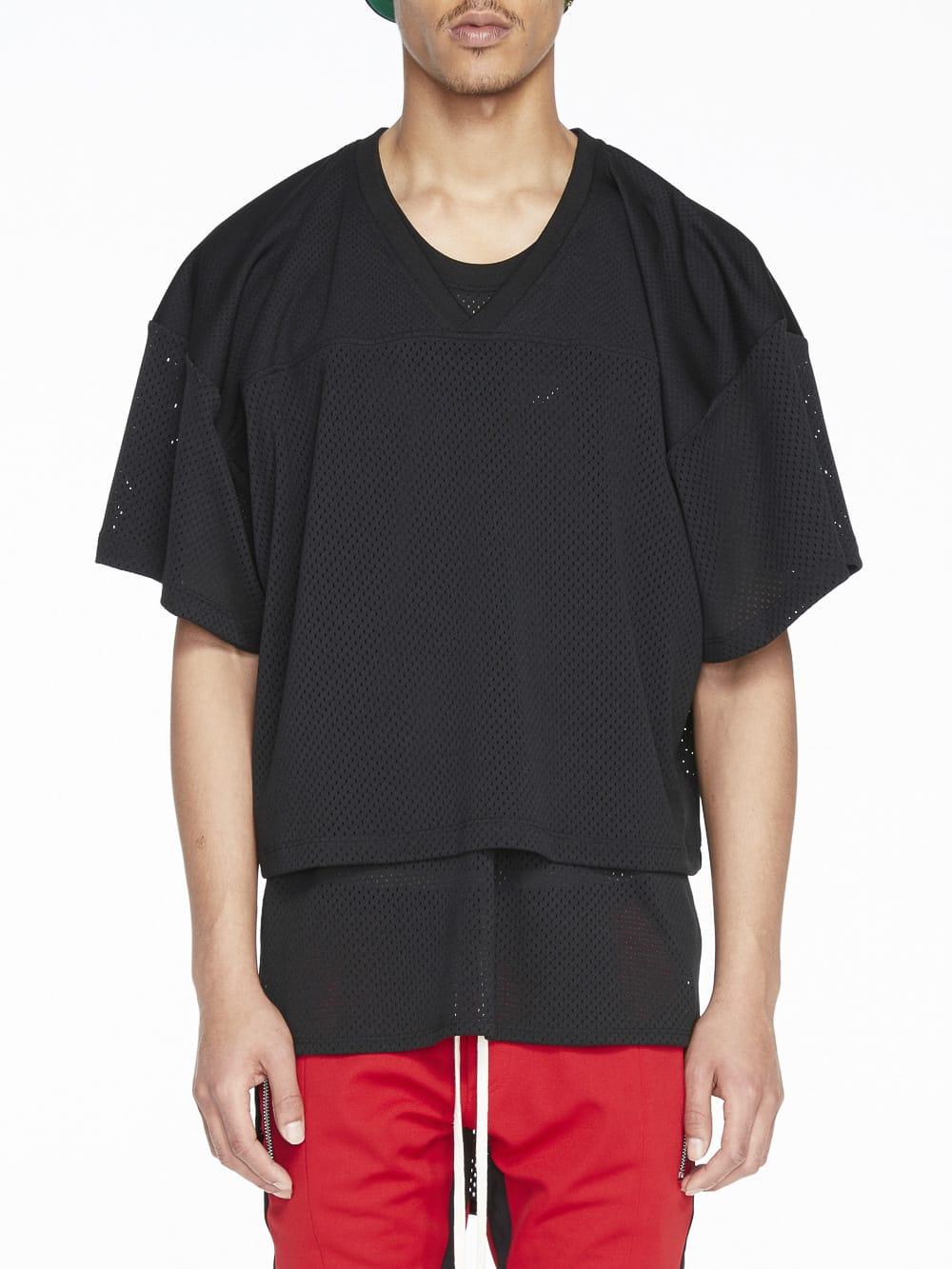 Fear Of God Silk Mesh Football Jersey in Black for Men Lyst