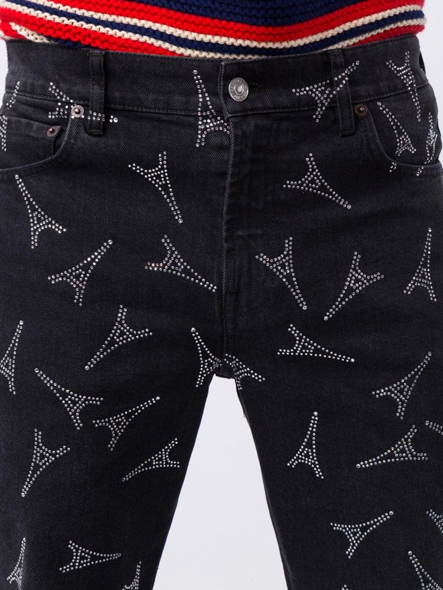 balenciaga eiffel tower jeans
