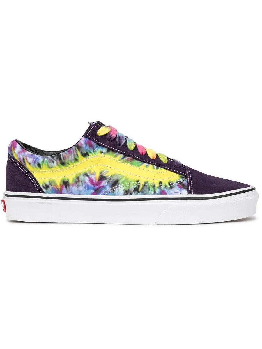 vans old skool tie dye trainer in multi