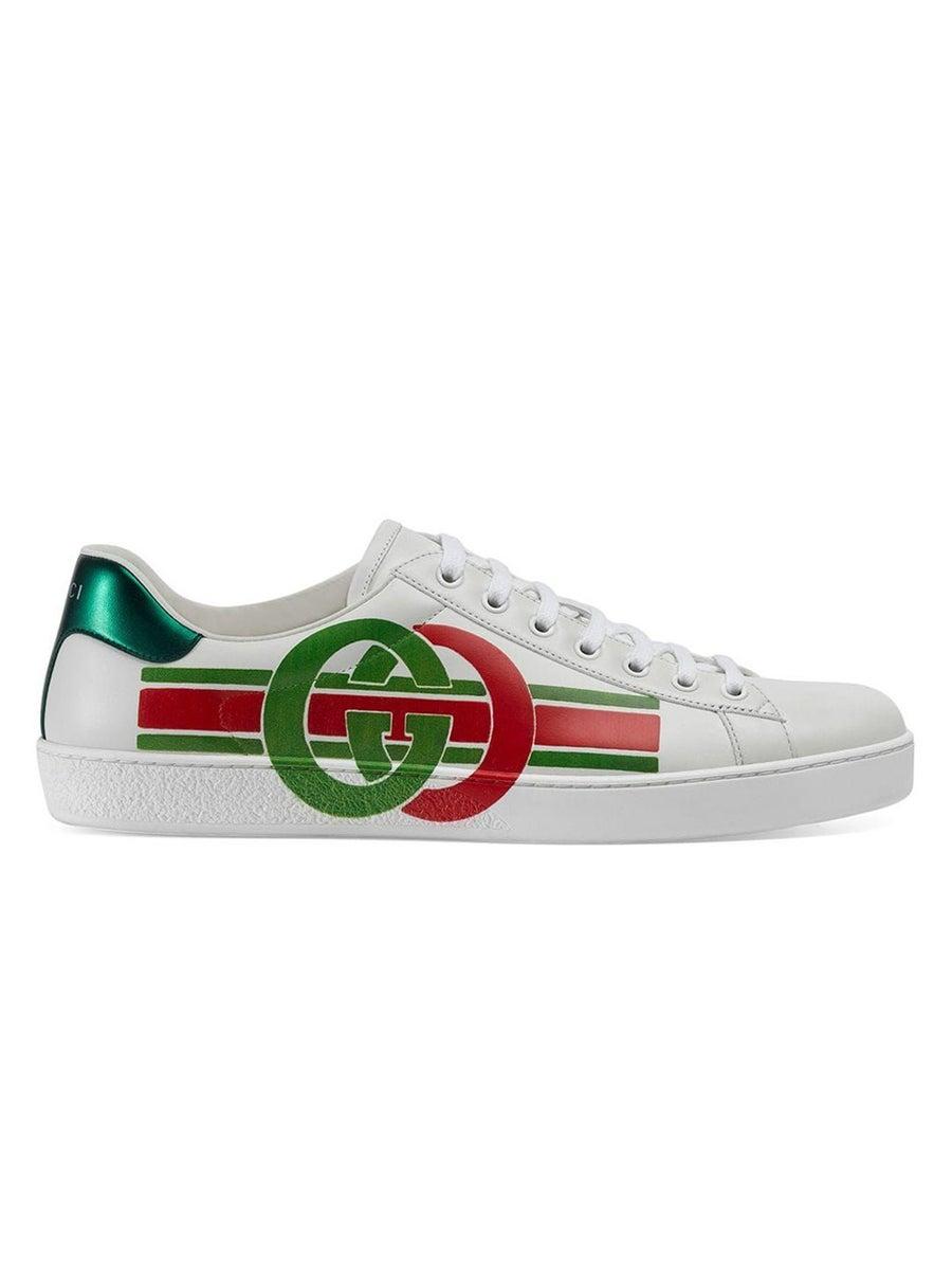 Gucci Rubber New Ace Sneaker in White for Men - Save 80% | Lyst