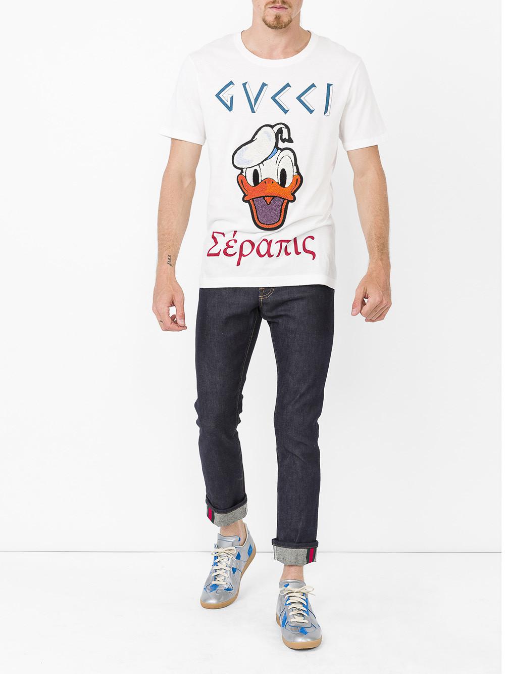 donald duck gucci shirt