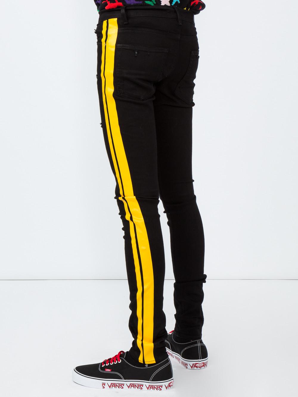 Amiri Denim Side Stripe Jeans for Men - Lyst