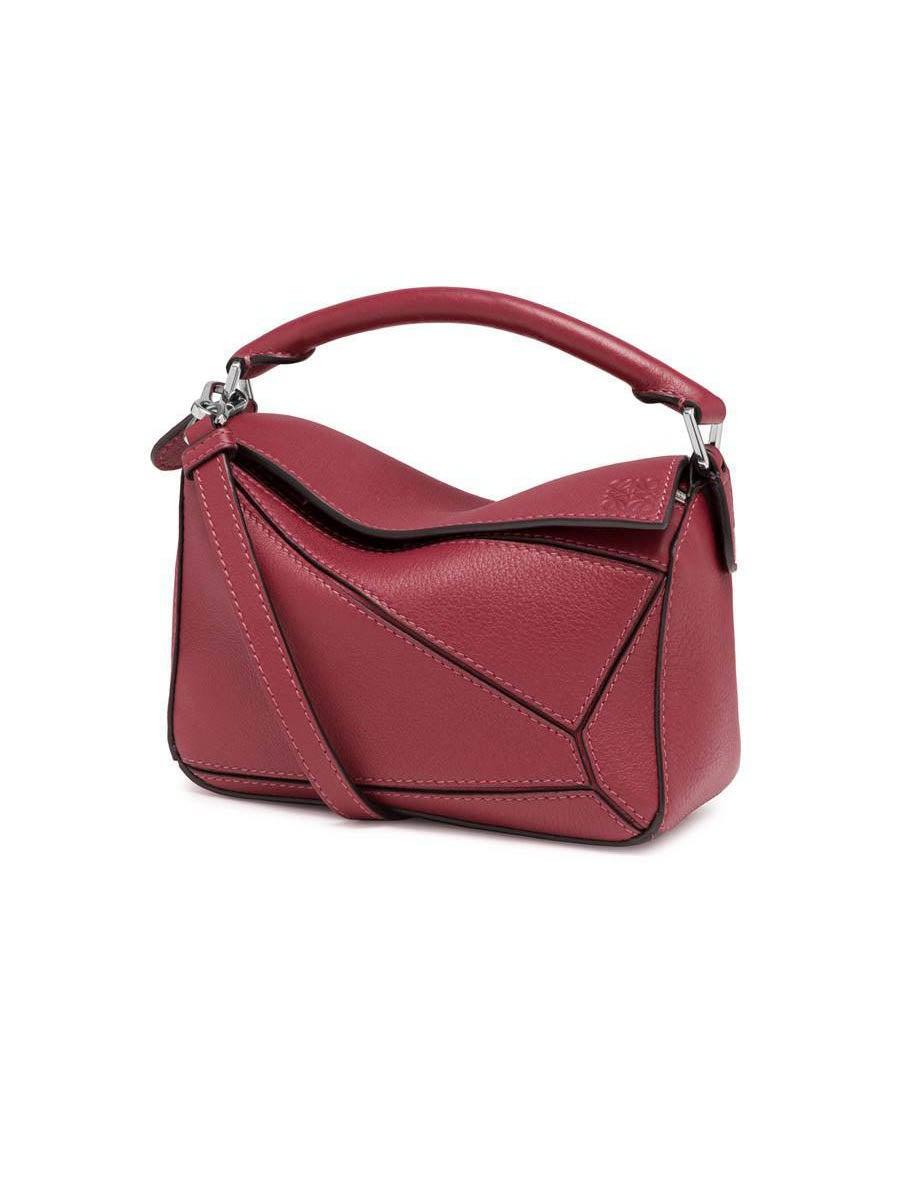 loewe puzzle bag raspberry