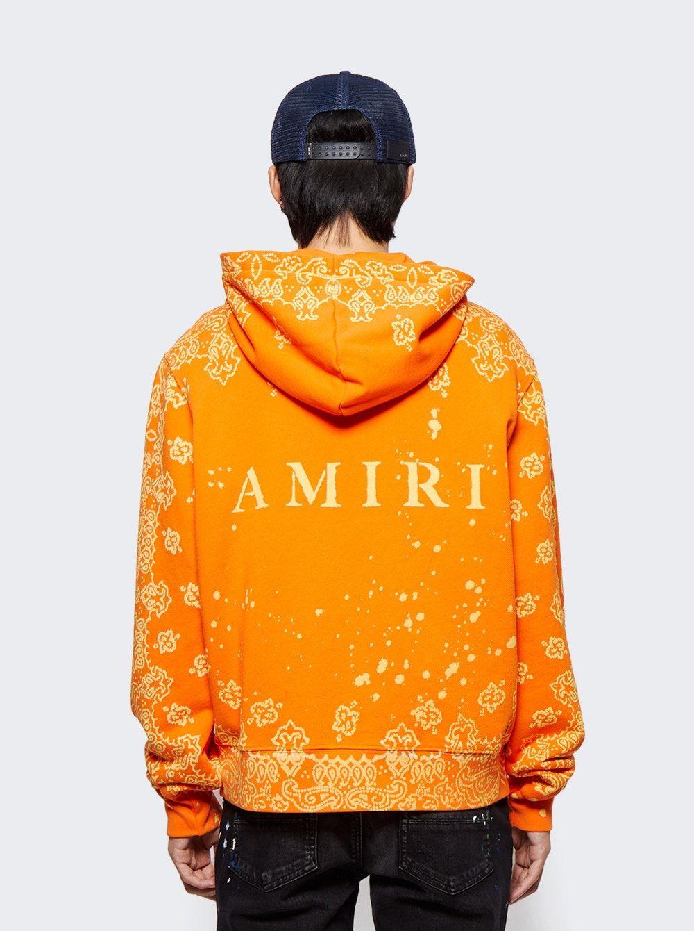 Amiri Bandana Bleach All Over Hoodie