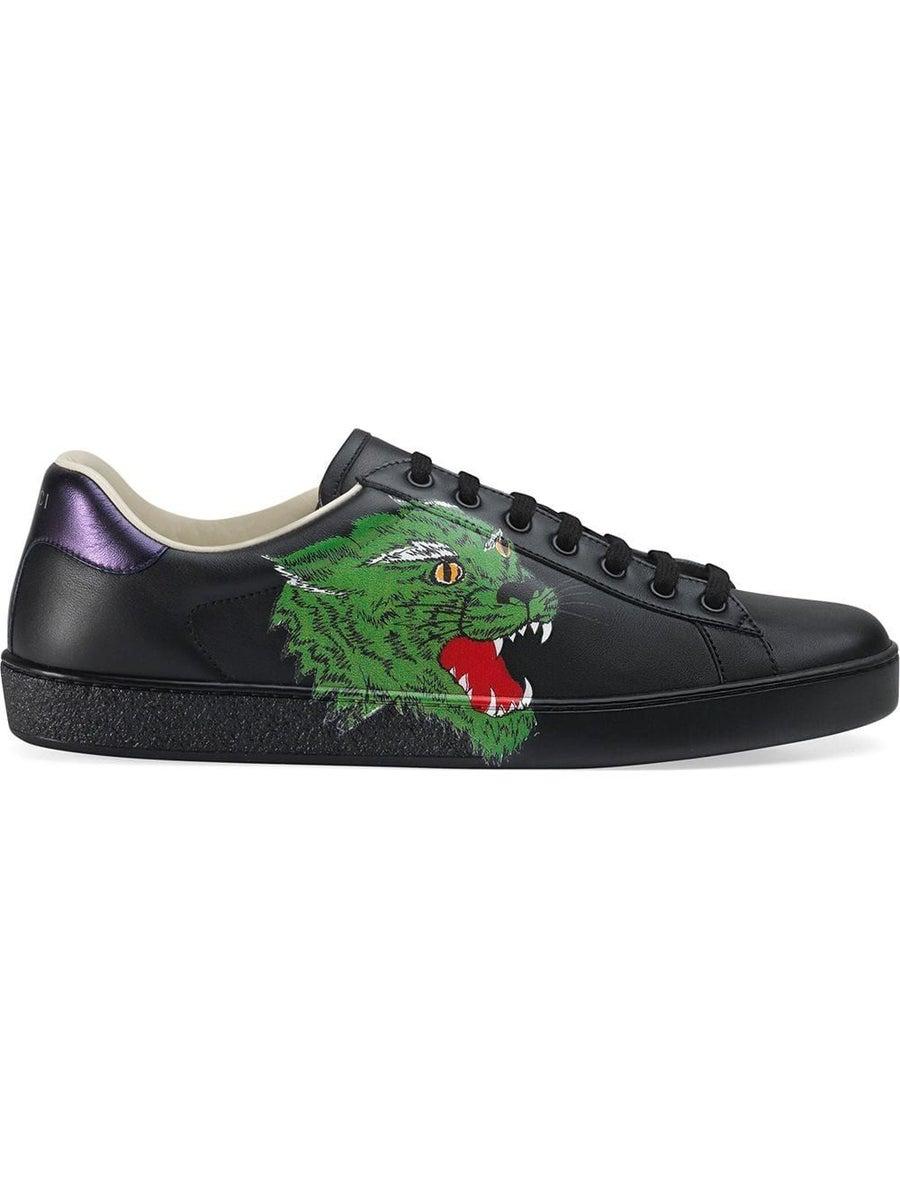 gucci panther sneakers