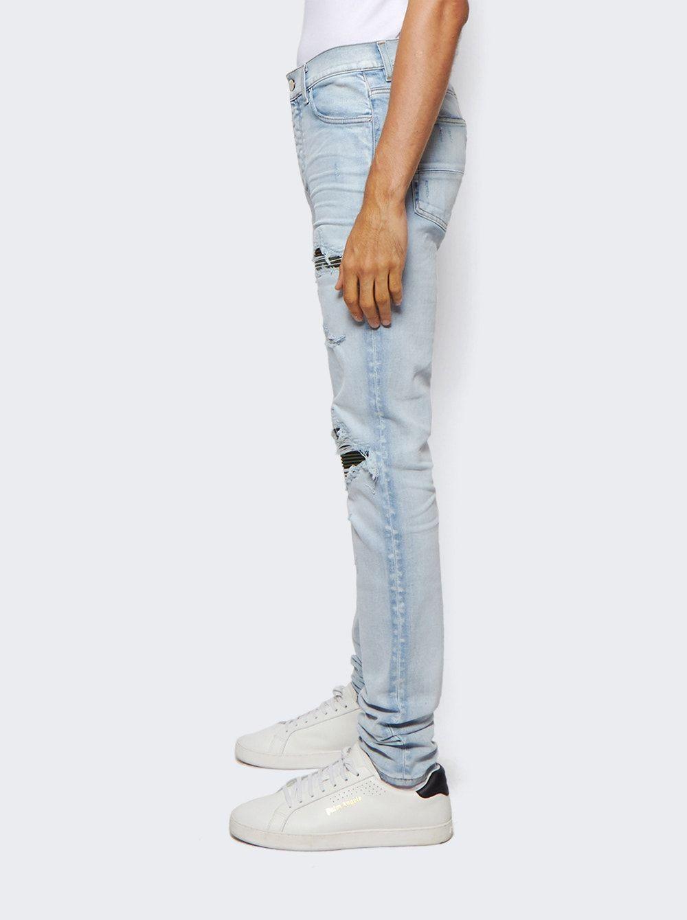 Amiri Mx1 Camo Jeans in Blue for Men | Lyst