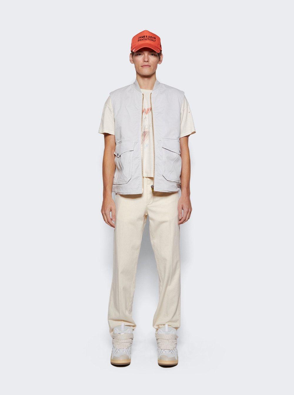 White cargo clearance vest