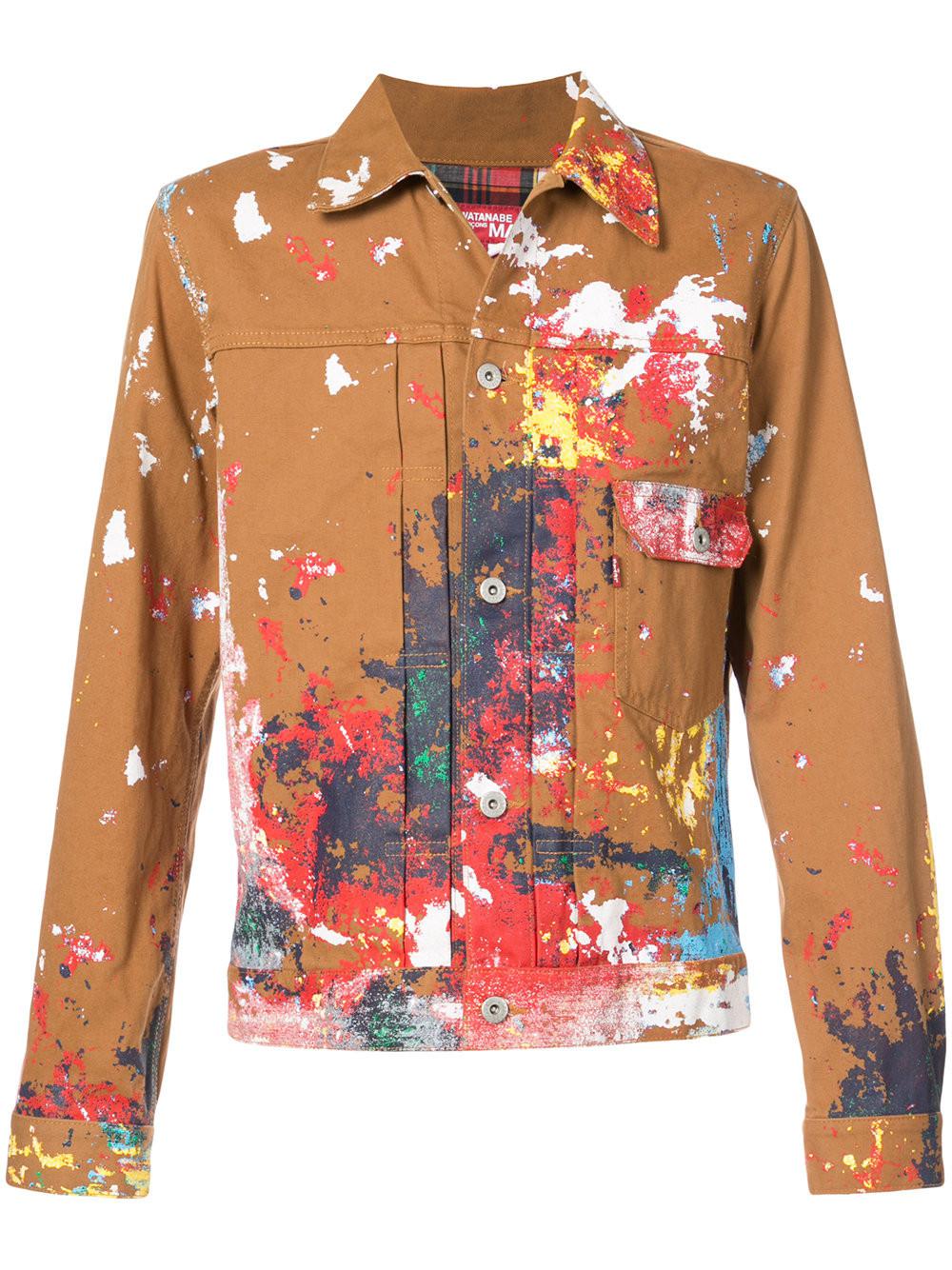 Junya Watanabe Cotton Junya Watanabe X Levi's Paint Splatter Jacket for Men Lyst
