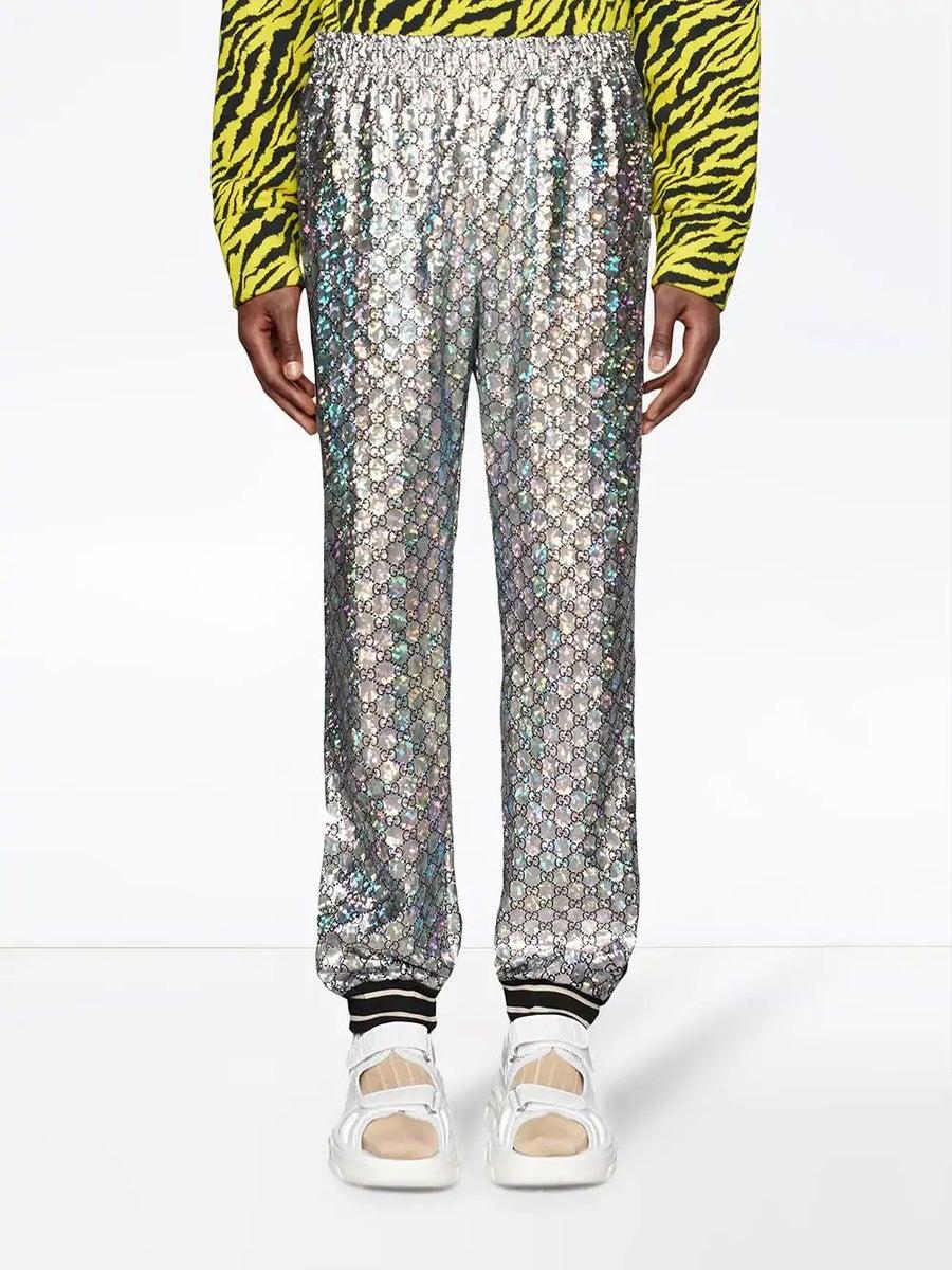 gucci holographic pants