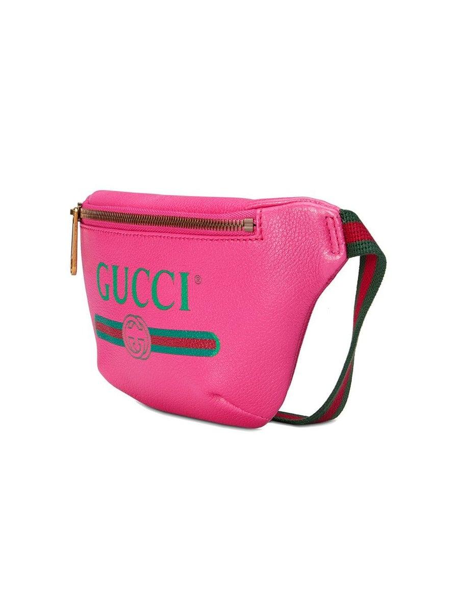 pink gucci waist bag