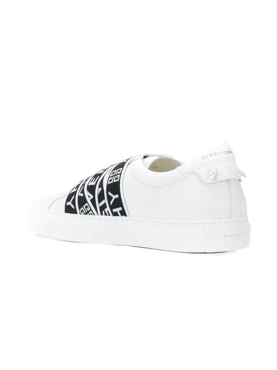 givenchy 4g webbing sneakers in leather
