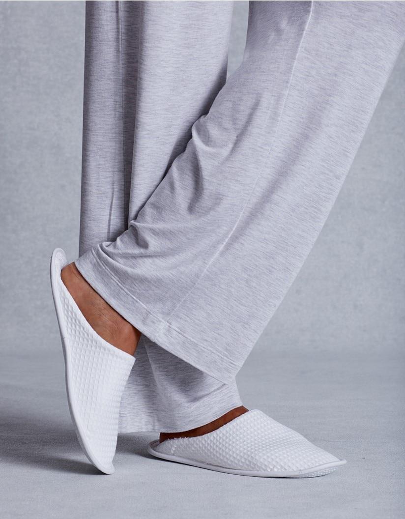 white company waffle slippers