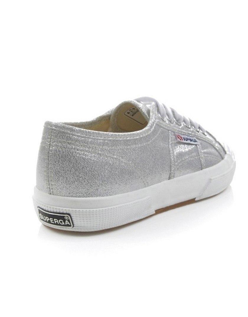 Superga metallic canvas plimsolls Clearance
