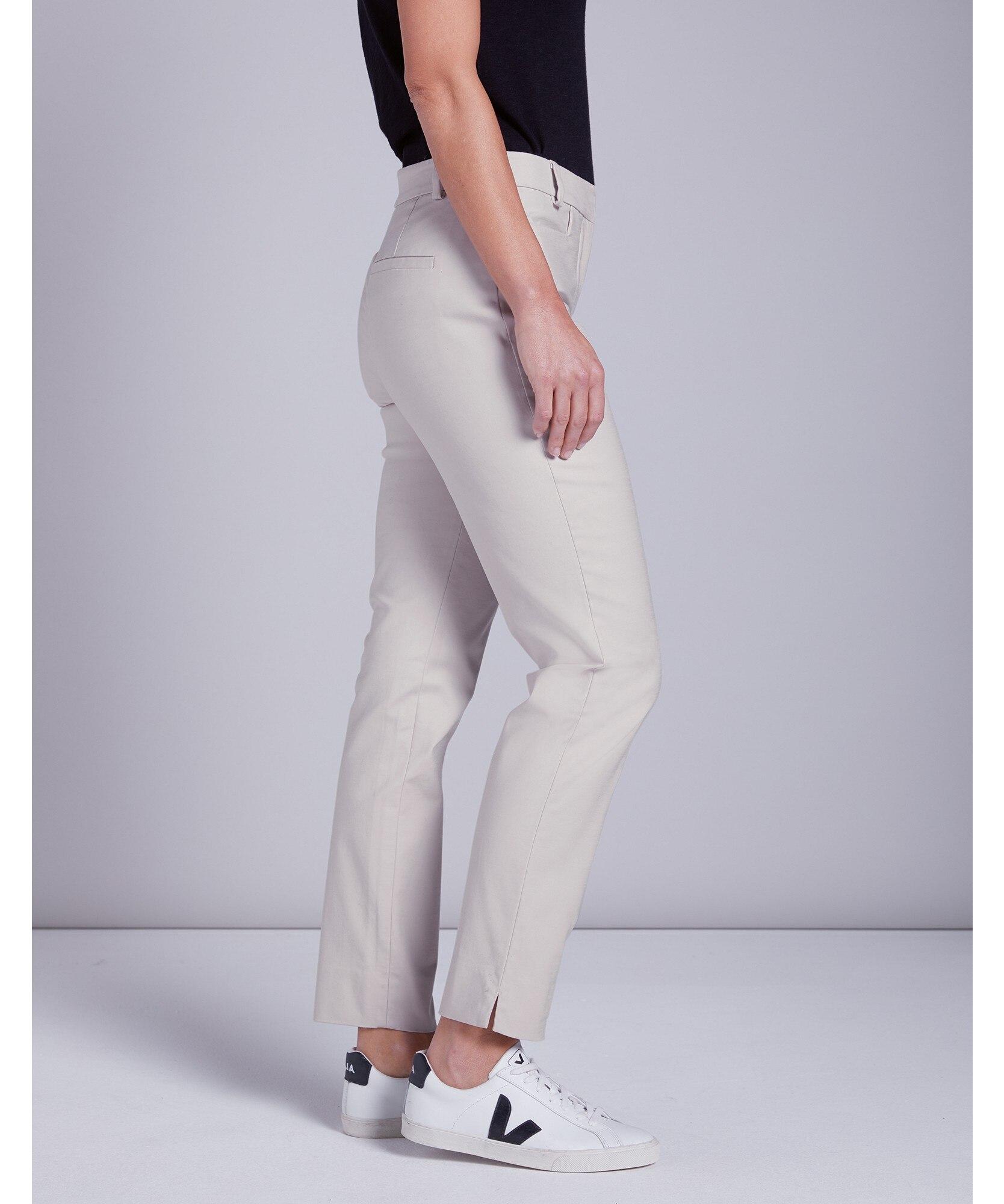 white company trousers