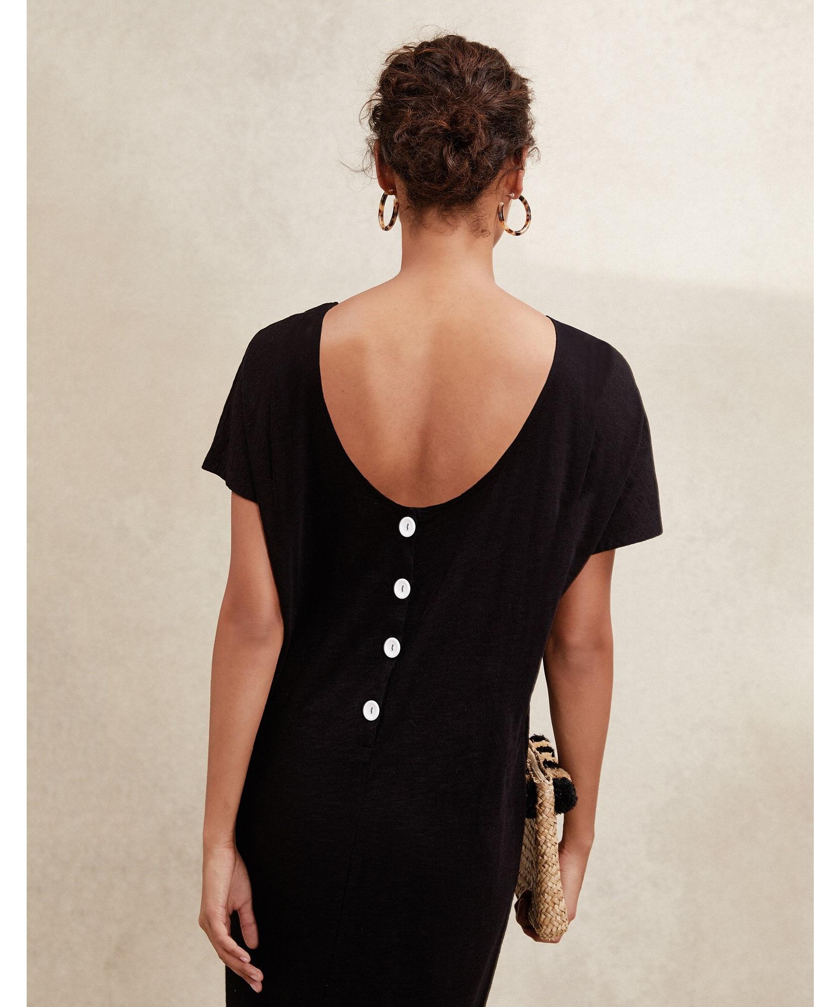 white company maxi dress
