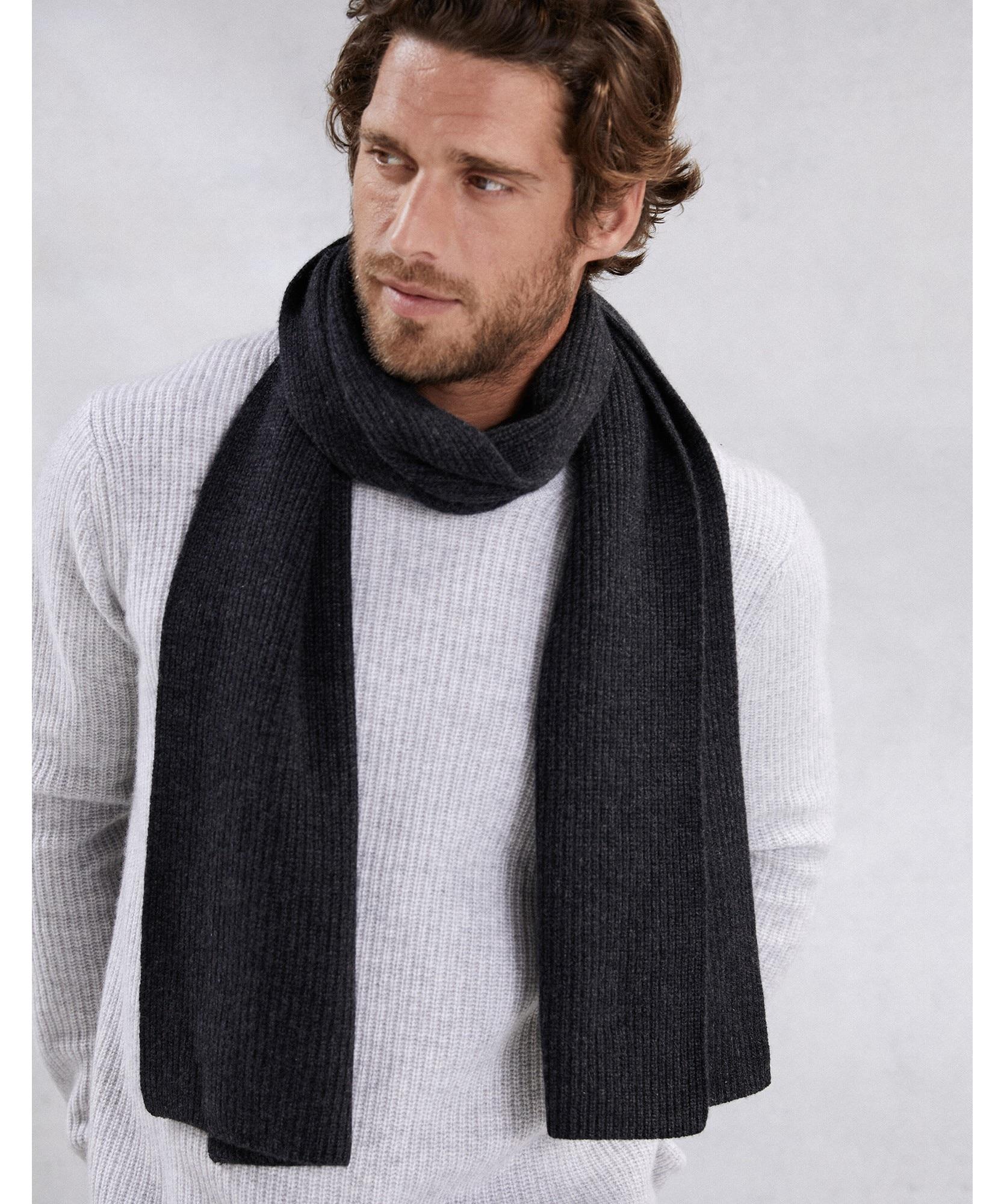 white company cashmere scarf