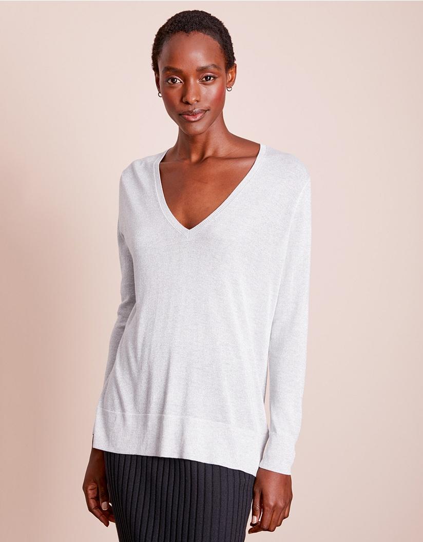 white sparkle jumper
