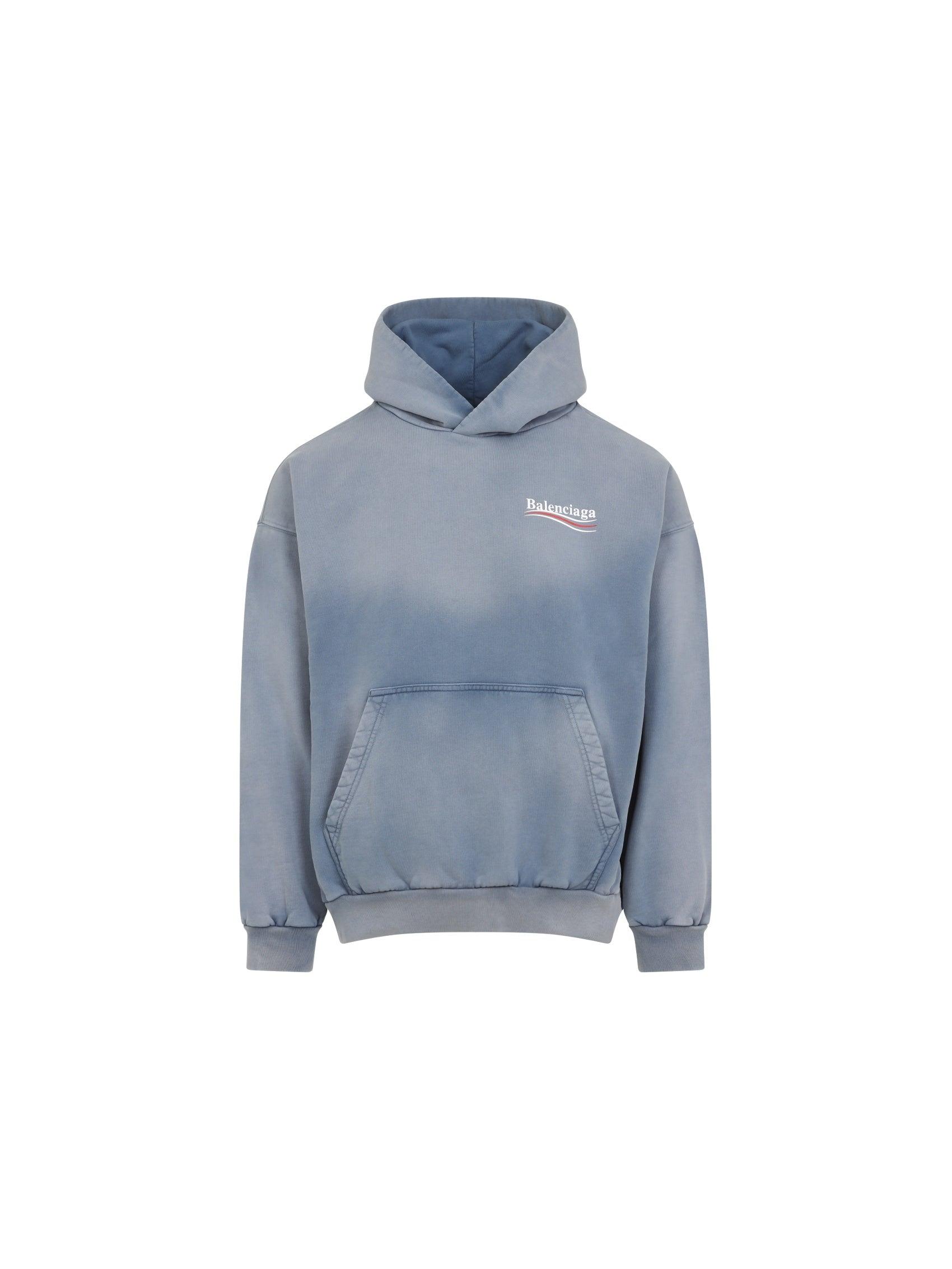 パーカー・フーディ BALENCIAGA Men Hoodies 767877TSVG61463 Blue Buy Balenciaga Medium Fit Hoodie 'Blue' - 767877 TPVK2 4313