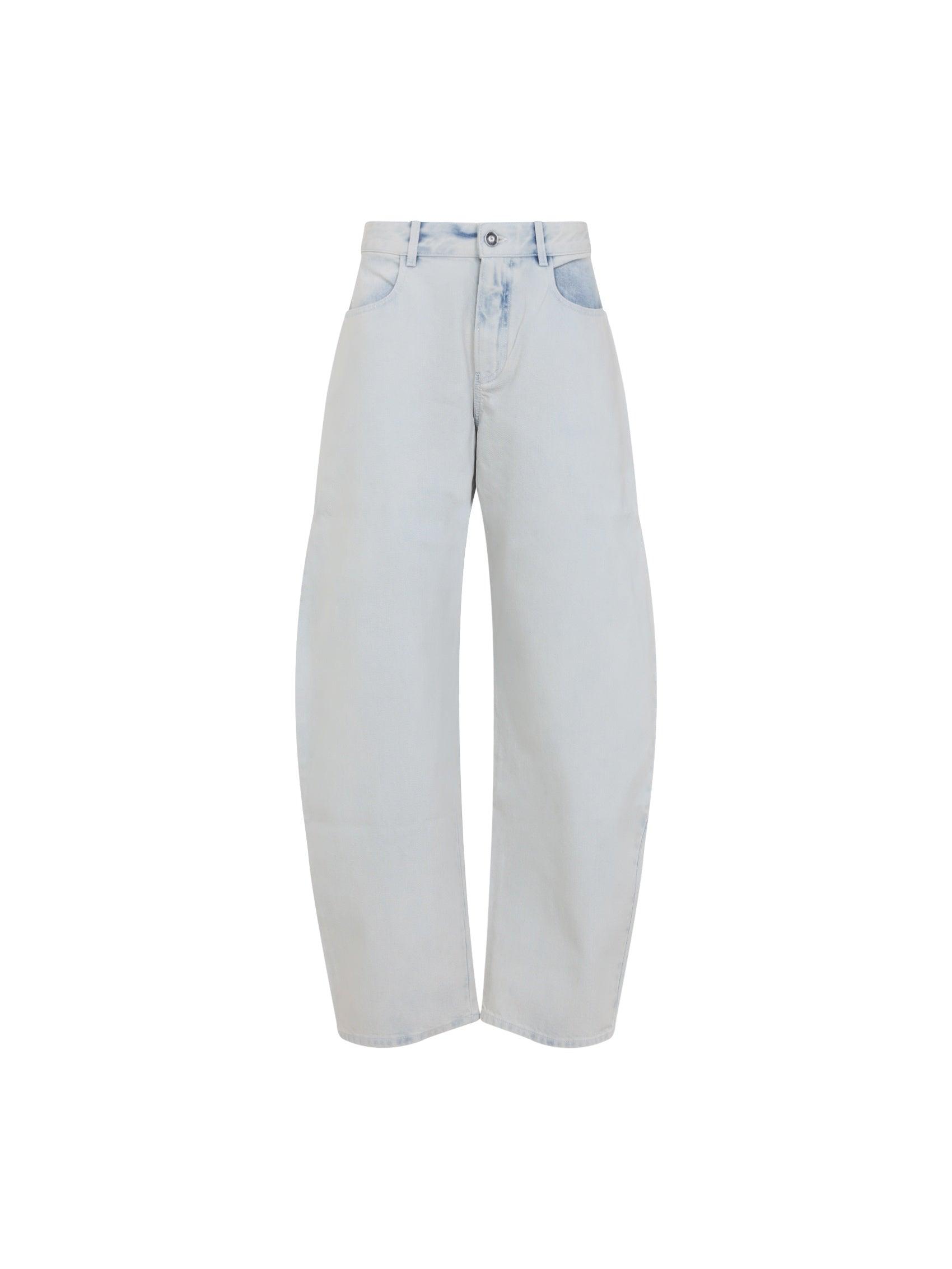 【関税&送料込】Alaia Low Round Ice Denim Jeans Alaïa Jeans for Women | Online Sale up to 45% off | Lyst