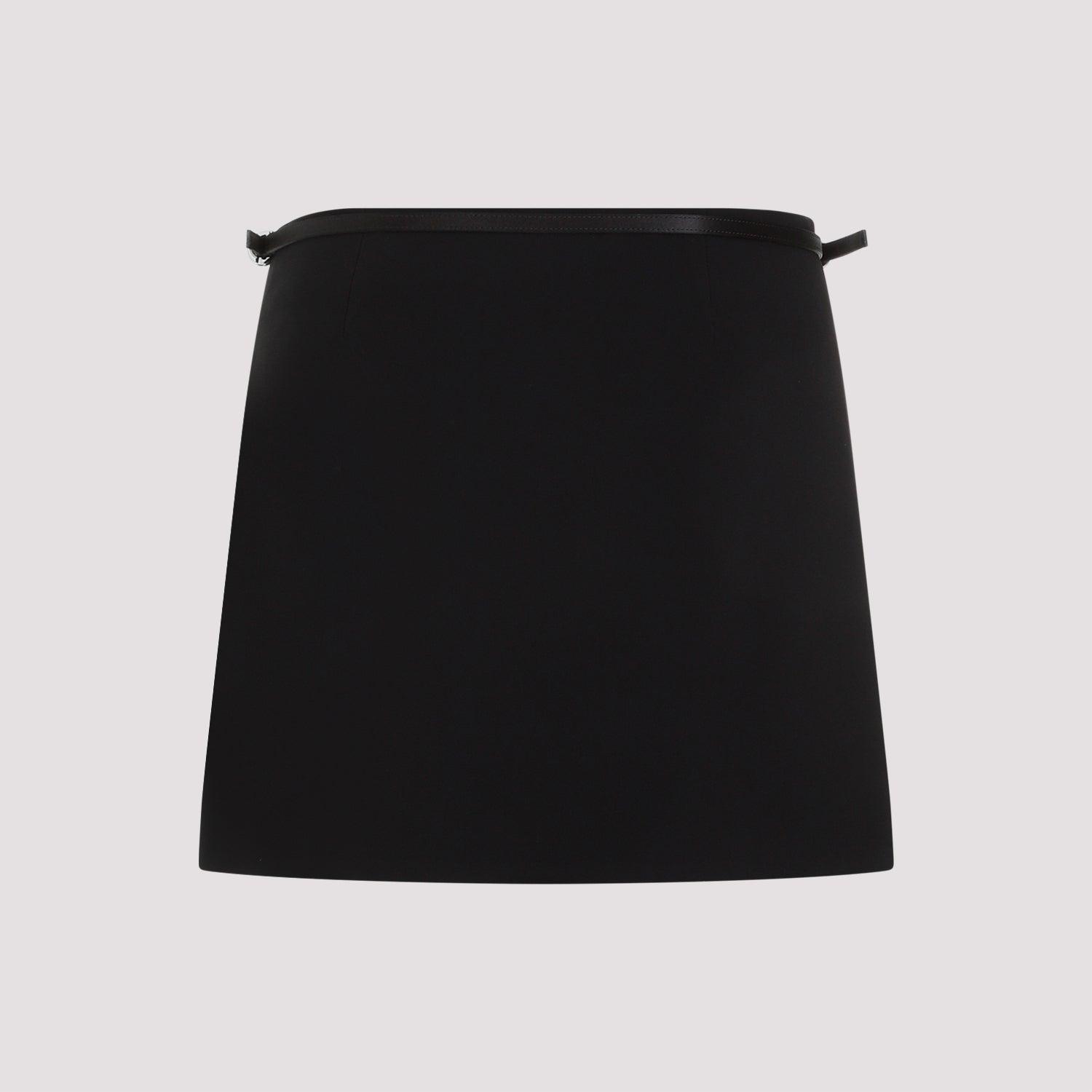 スカート GIVENCHY Charcoal Wool Mini Skirt Givenchy Charcoal Wool Mini Skirt | italist