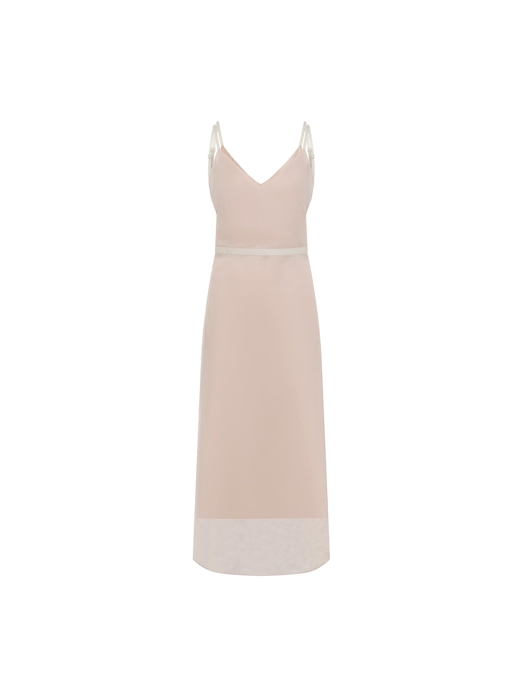 ワンピース CARVEN Carven Lingerie Viscose Midi Dress Carven LINGERIE VISCOSE MIDI DRESS - Dresses & Skirts
